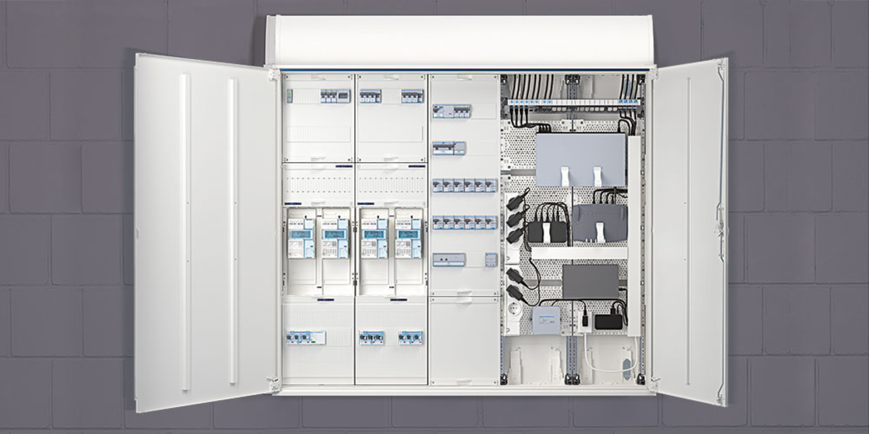 Technikzentrale bei Elektro Gernert in Rödelsee