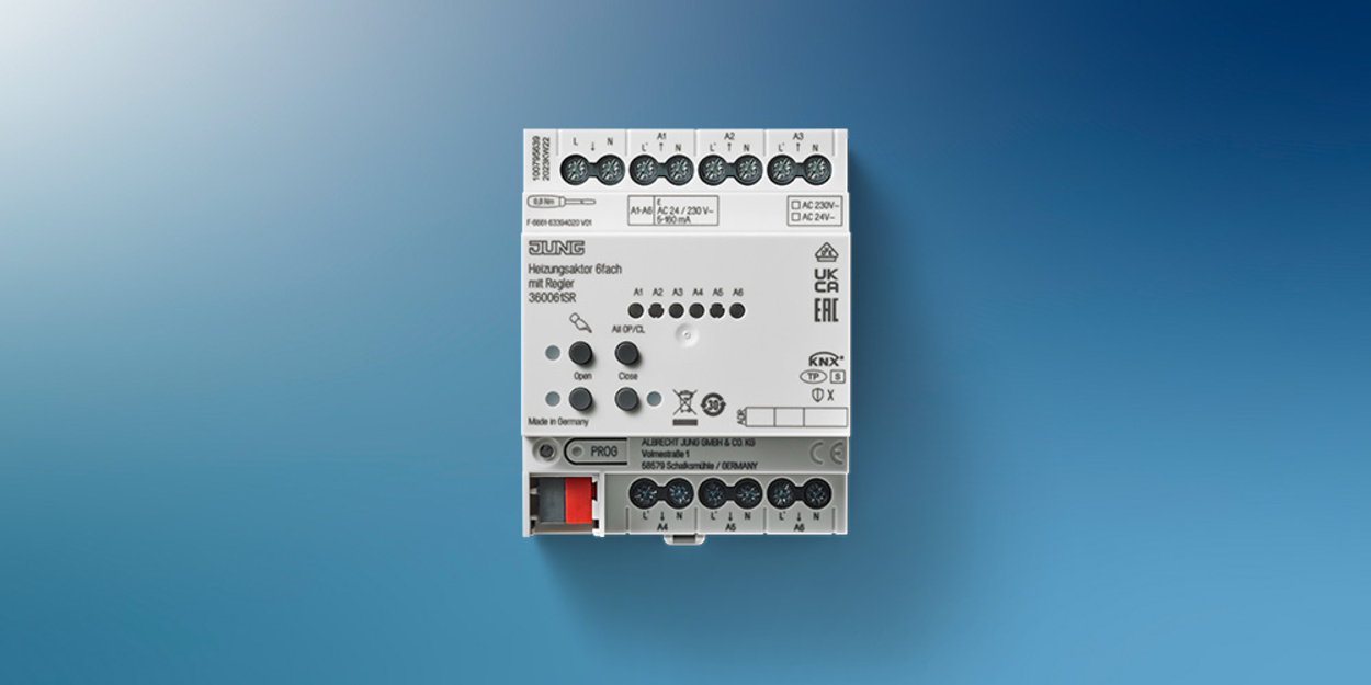 KNX Heizungsaktor 6-fach bei Elektro Gernert in Rödelsee