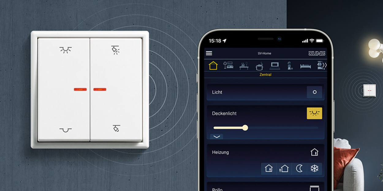 KNX RF Taster bei Elektro Gernert in Rödelsee