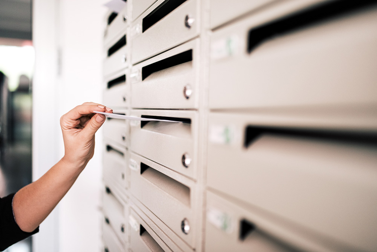Briefkasten­systeme bei Elektro Gernert in Rödelsee